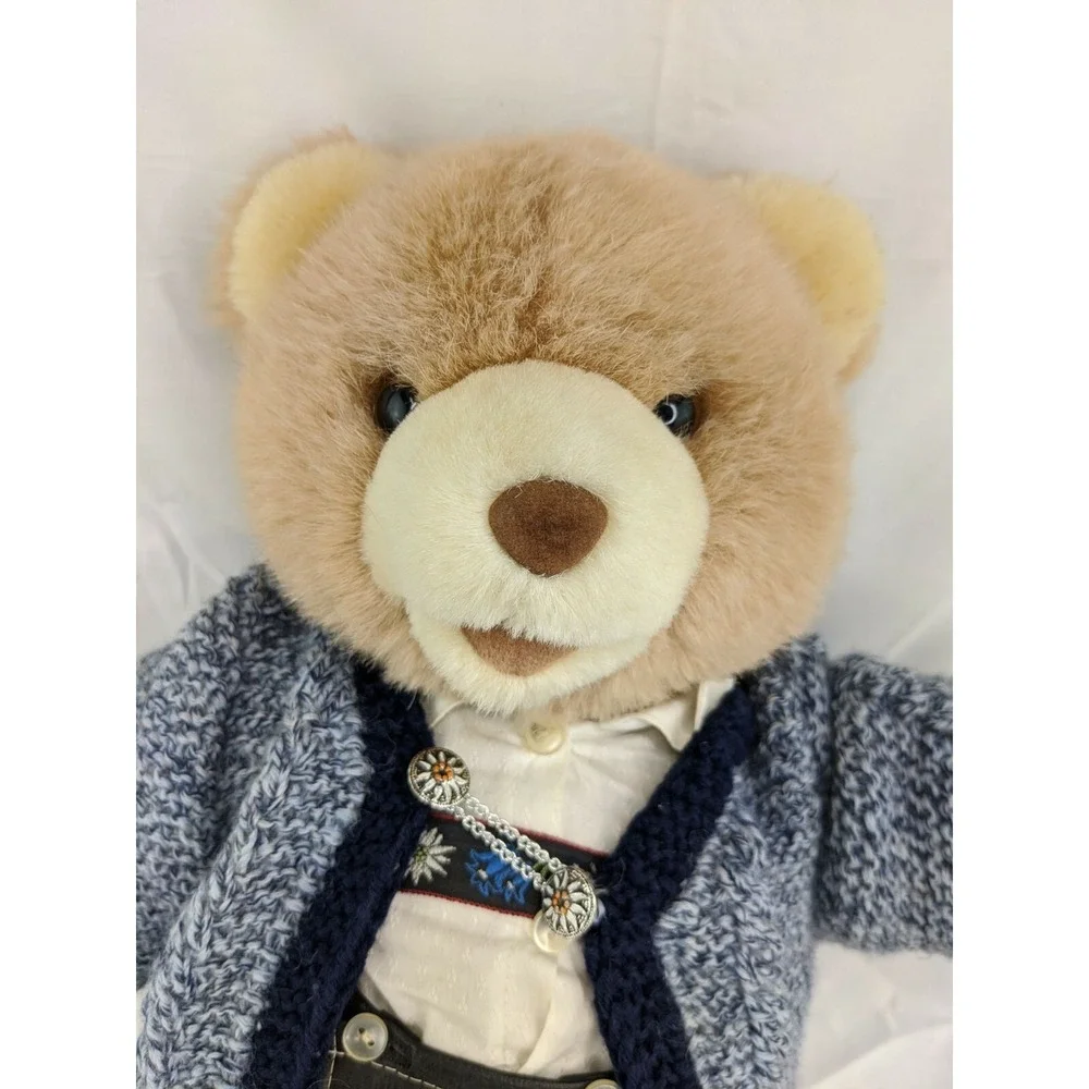 Playwell Toys Bear Plush German Outfit 16 Inch‎ Germany Stuffed Animal Toy
